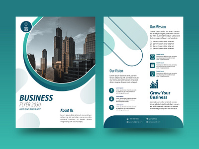 Business Flyer Template graphic design promotion