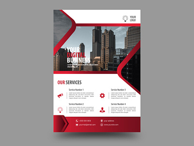 Business Flyer Template graphic design promotion