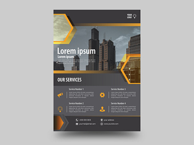 Business Flyer Template graphic design promotion