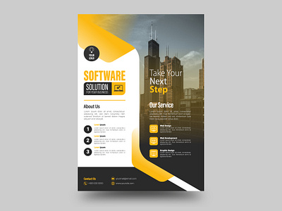 Business Flyer Template graphic design promotion