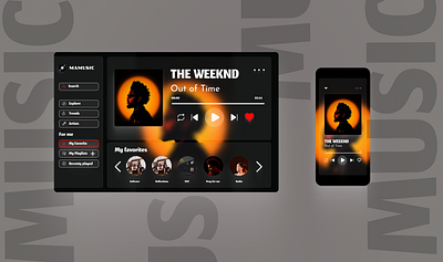 Music App mobile design music music app music app dashboard music app design music design ui design uiux design web design