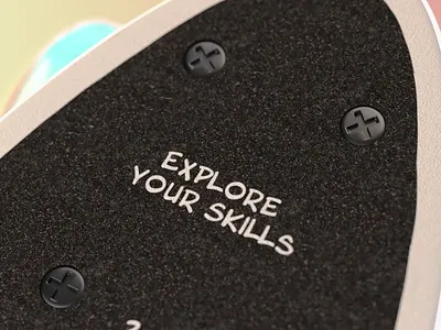Skateboard - Explore your Skills 3d animation c4d cinema4d motion graphics octane render