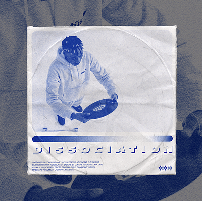 dissociation album cover album design design graphic design layout design