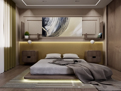 Bedroom design 3d 3dsmax design render