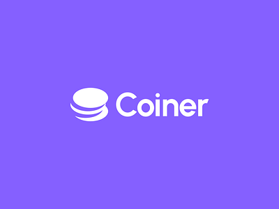 Coiner Logo blockchain branding crypto logo token
