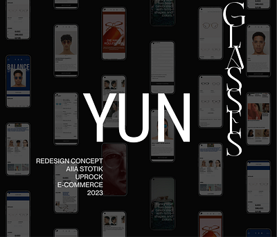YUN Website Redesign | E-commerce branding design e commerce figma online store typography ui ux webdesign