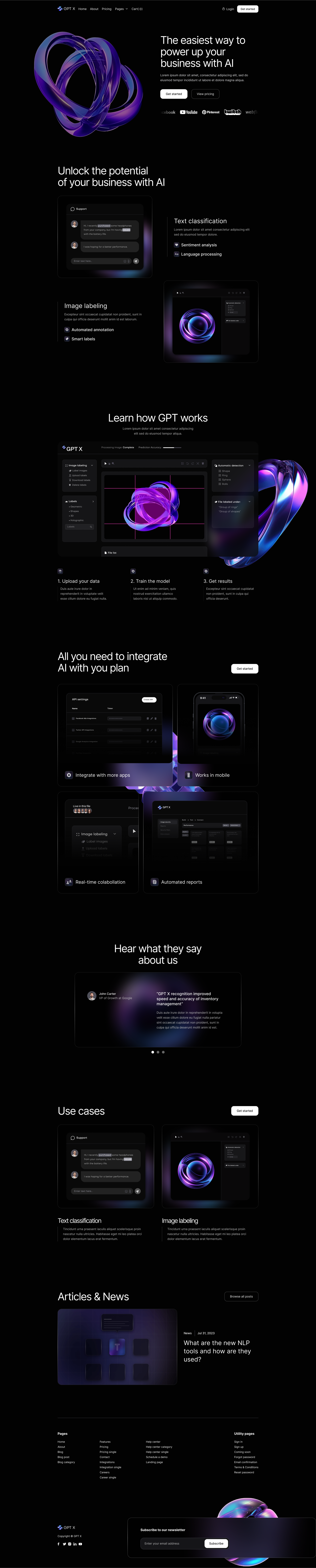 GPT X ai gpt uxui web design website design