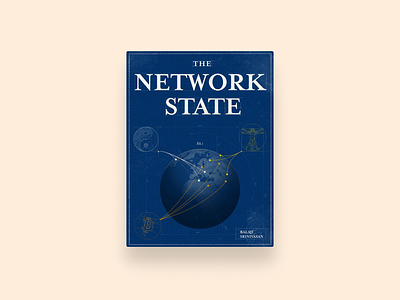The Network State book cover globe illustration network