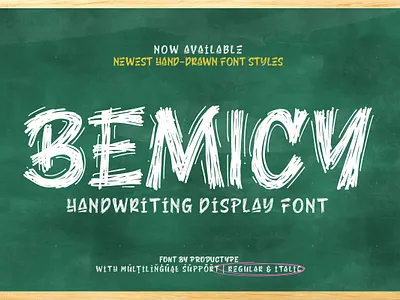 Bemicy – Display Font sticky