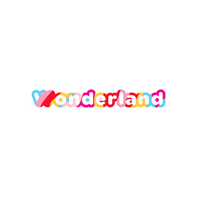 Wonderland Wordmark Logo for a sweet (churros) shop. fontlogo letteringlogo logo logo designs minimal minimal logo modern logo textlogo typography wonderland wordmark