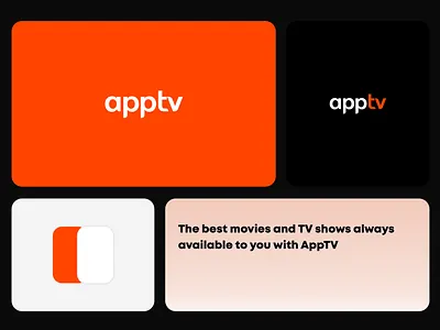 AppTV Logo Project apptv apptv logo project branding css design graphic design html js logo mahdi rabiee mohammad mahdi rabiee smart tv tv tv logo ui ux vector