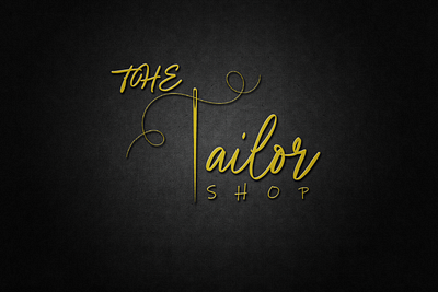 Tailor Shop Logo brand logo branding cloth free logo graphic design logo shop logo tailor logo the tailor ui