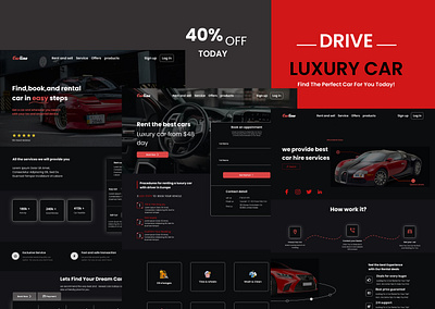 project luxury car graphic design
