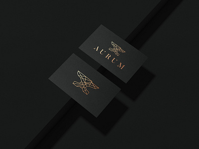Aurum geometric logo design minimalist modern
