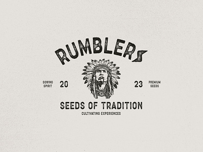 Rumblers Branding - CBD Seeds Company brand identity branding design graphic design icons design illustration illustration design label design seeds brand identity