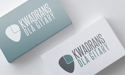 Kwadrans dla Gitary - Quarters for Guitar logo design minimalist modern