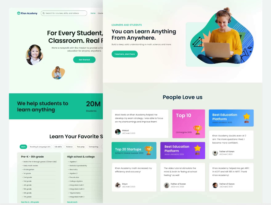 Example of Landing Page Design