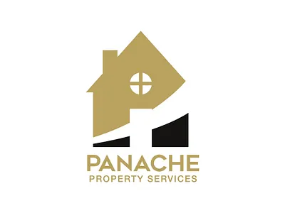 Panache Property Services branding emblem graphic design logo logomark property
