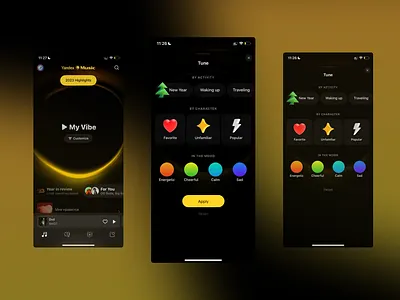 Day 009 · Music Player · Daily UI app castomaize music player redesign ui yandex yandexmusic
