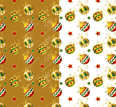 Set of Christmas seamless patterns christmas balls christmas cards christmas paper christmas pattern christmas seamless graphic design instant download labels design new year packaging design seamless pattern set seamless set vector clipart vector background vector clipart vector illustrations vector pattern vector seamless wrapping paper wrapping seamless