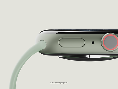 Apple Watch App Green 3d apple apple watch concept design ui watch watchface