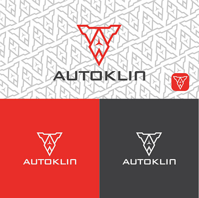 Autoklin Automobile Logo branding graphic design logo