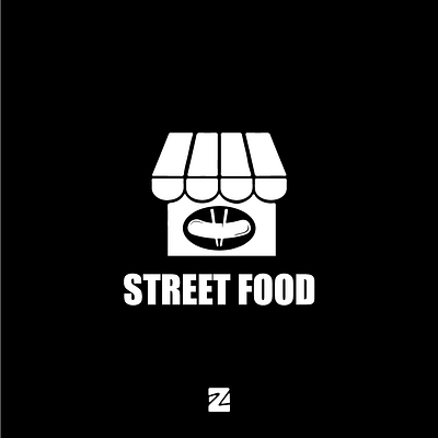 Street Food Logo branding design design logo food graphic design logo logo food logos logotype simple logo street street food symbols templates logo vector