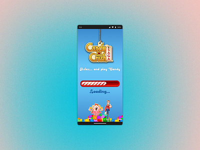 #️⃣0️⃣7️⃣6️⃣ Loading - Candy Crush figma game phone prototype ui ux uxuidesigner