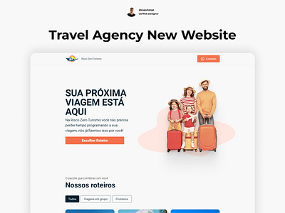 UI/Web Design Project - Travel Agency figma framer landingpage ui ui design webdesign website