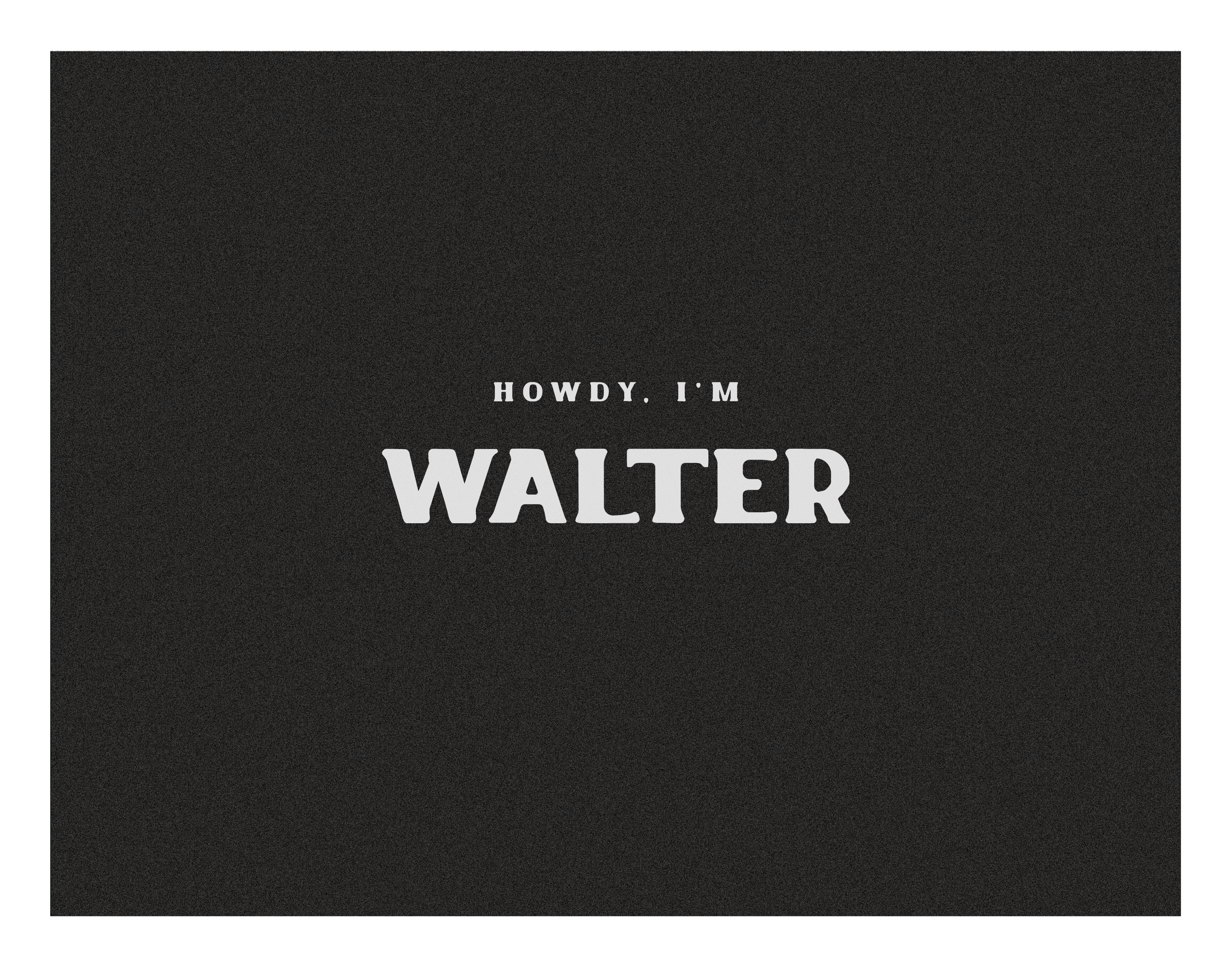 Walter Typeface branding design font fontdesign fonts goodtype graphic design handlettering illustration lettering logo type typeface typography