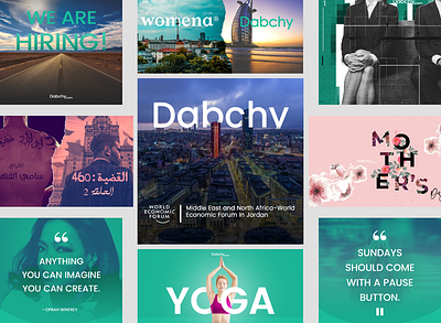 Dabchy - Advertising Kit #2 advertising branding digital ecommerce graphic design social media typography