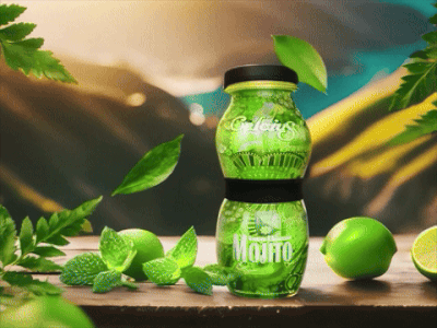 Celcius 🍸 Marvelous & Breathtaking Mojito 3d branding celcius coffee design graphic design illustration