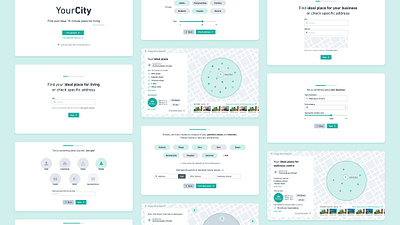 YourCity | Ideation & Wireframes Concept city app wireframe wireframes