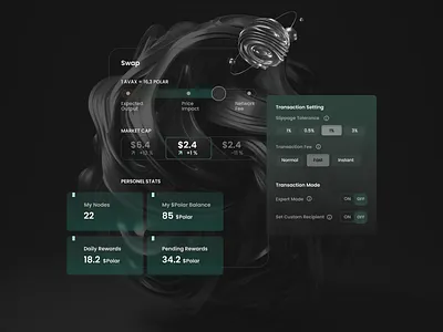 Consept 1 dark design ui ux