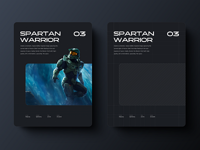 Spartan warrior design graphic design poster typography ui web
