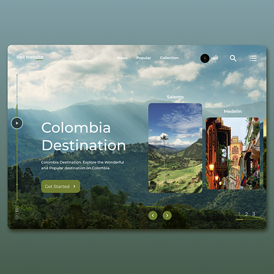 Colombia Web Design 3d animation app appdesign branding design graphic design illustration logo motion graphics ui uidesign ux uxdesign
