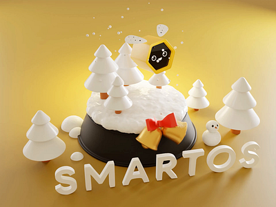 3D Motion | Smartos Christmas 3d 3d art 3d design after effects blender christmas creative mascot motion motion design premiere pro