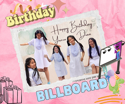 Birthday Billboard (O-O-H) branding graphic design