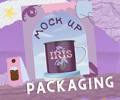 Mock up Packaging branding graphic design