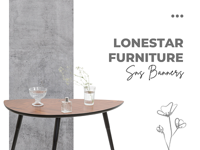 Lonestar Furniture Social Media Banners canva graphic design product listing promotional ads social media ads
