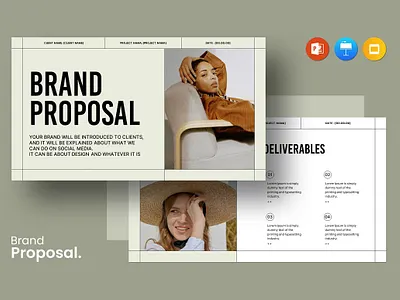 Brand Proposal Template template
