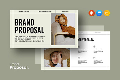 Brand Proposal Template template