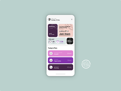 Workout / Exercise - UX/UI Design dailyui dailyui41 dailyuichallenge design exercise app mobile board product design ui ui design uiux user interface ux ux design uxui workout app