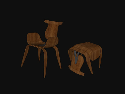 Come For Table chair concept 3d chair concept furniture