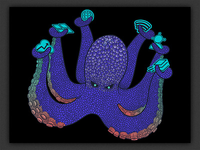 Octopus - Mascot graphic design