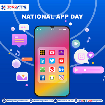 📱 Happy National App Day! 🌐 amigoways amigowaysappdevelopers amigowaysteam android branding