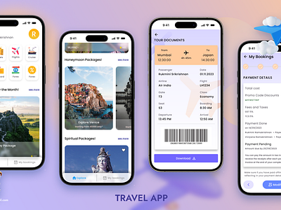 Travel App Exploration design practice design principles design process design thinking interface design personalization product design thomas cook travel and tourism travel app ui uiux user experience design ux visual design wireframing