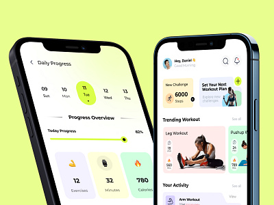 Fitness & Workout App UXUI Design app design fintesschallenge fitnessapp uidesign uxismaeel uxui uxuidesign workout app