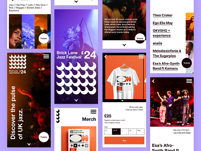 Music Festival Website: mobile version design mobile responsive mobile website mobilewebsite resposive web web design website