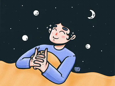 Nighty Night art artworks bookcover bookcoverdesign childbook children art illustration ilustrasi portraits arts vector vector illustration